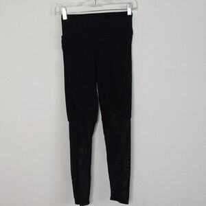 Fabletics Black Mesh Leg Leggings